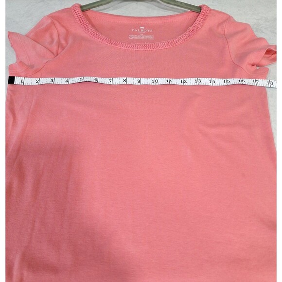 Talbots coral top Size MP - Picture 7 of 8